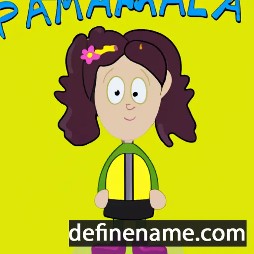 Pamelina cartoon