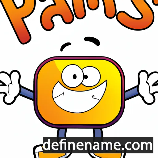 cartoon of the name Panas