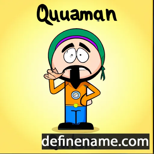 Quamain cartoon