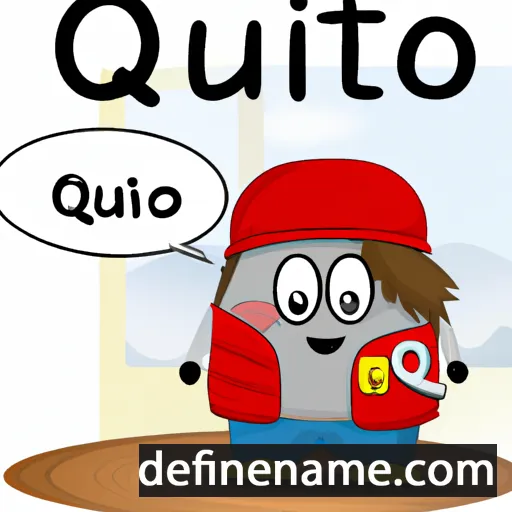 Quito cartoon