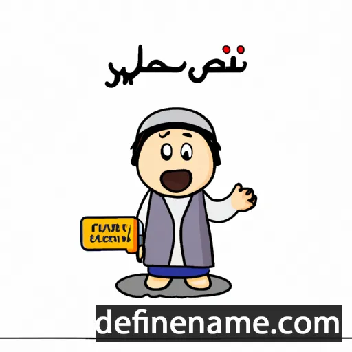 Qurrat al-ʿAyn cartoon