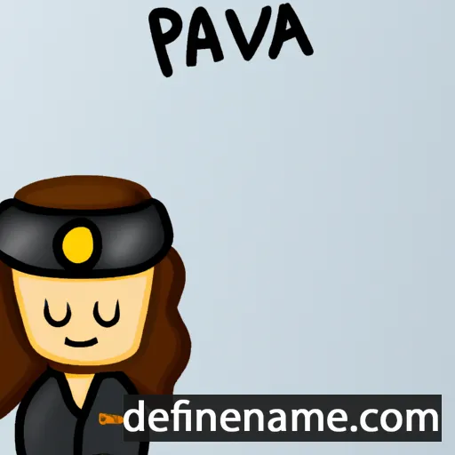 Pävla cartoon