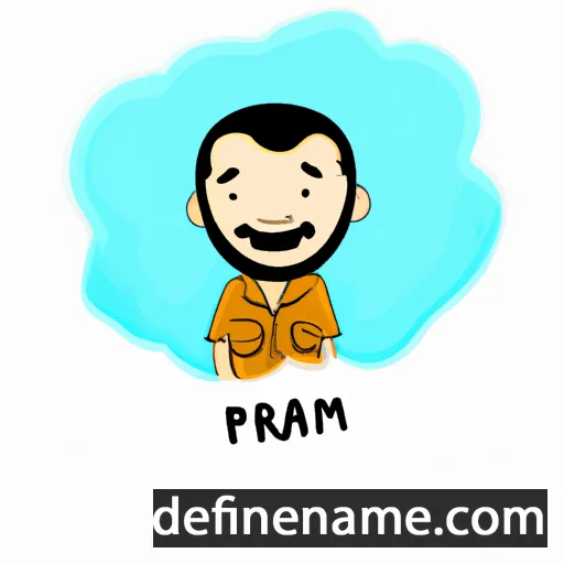 cartoon of the name Param