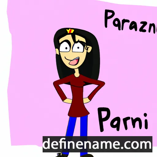 Parnaz cartoon