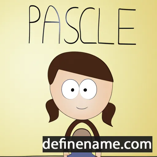 cartoon of the name Pascale