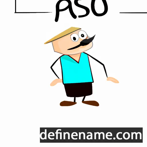 cartoon of the name Pasi