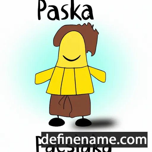 Paszkália cartoon