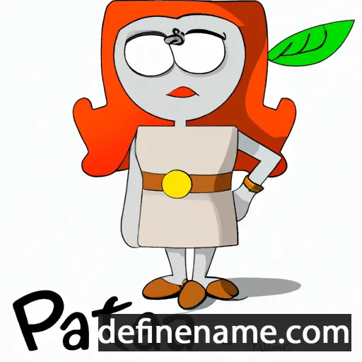 cartoon of the name Patra