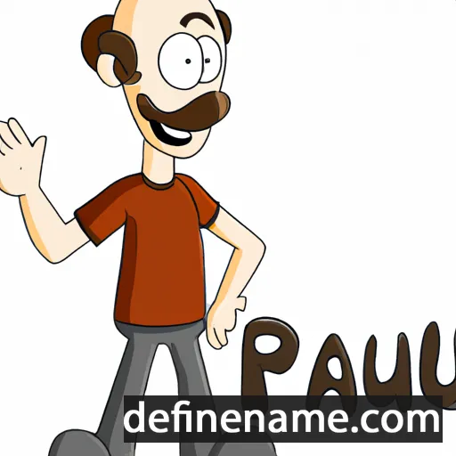 cartoon of the name Pauli