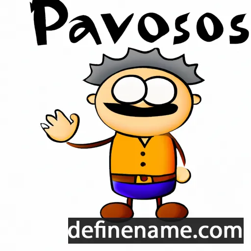 Pavstos cartoon