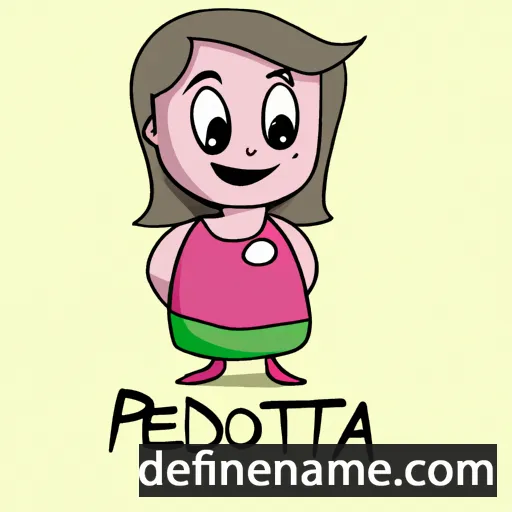 cartoon of the name Pedrita