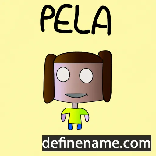 Pela cartoon