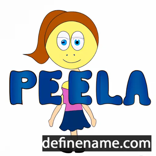 cartoon of the name Pela