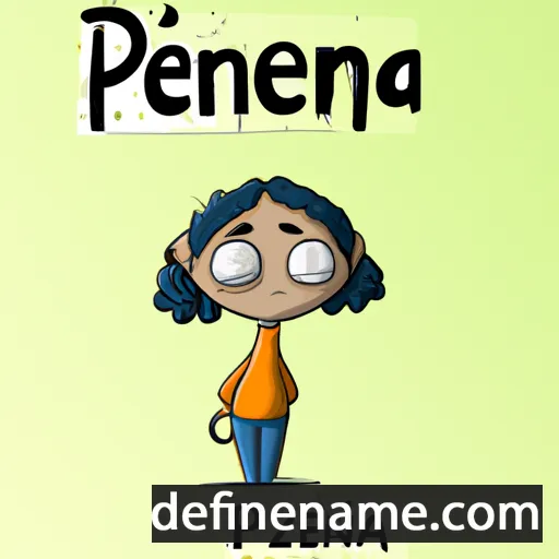 cartoon of the name Penina