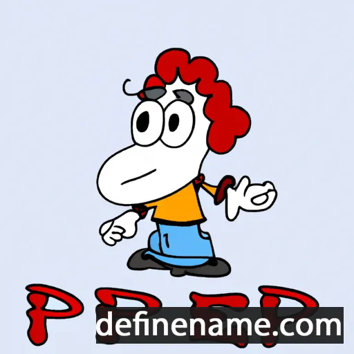 cartoon of the name Peppe