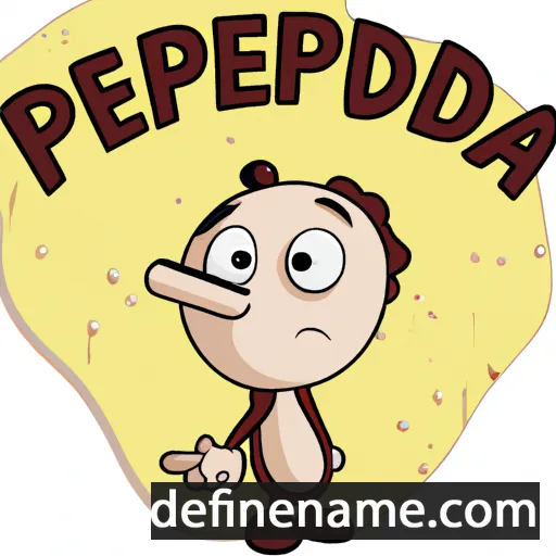 Peppinedda cartoon