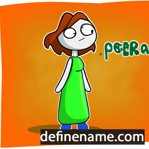 cartoon of the name Pera