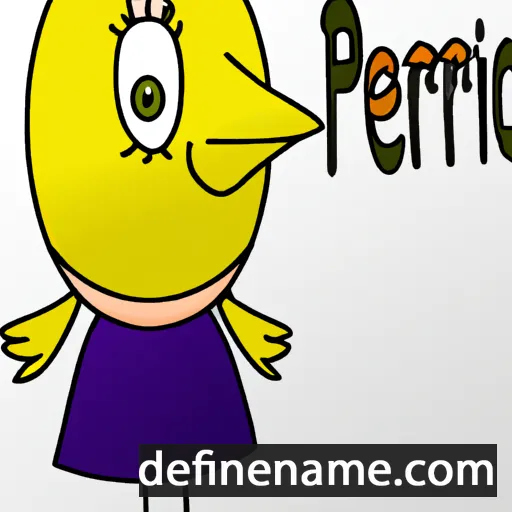 cartoon of the name Peri