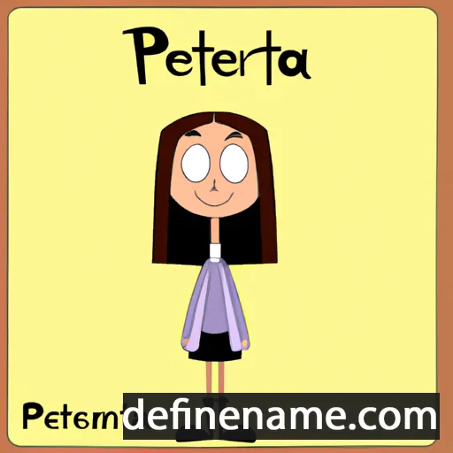 Peterina cartoon