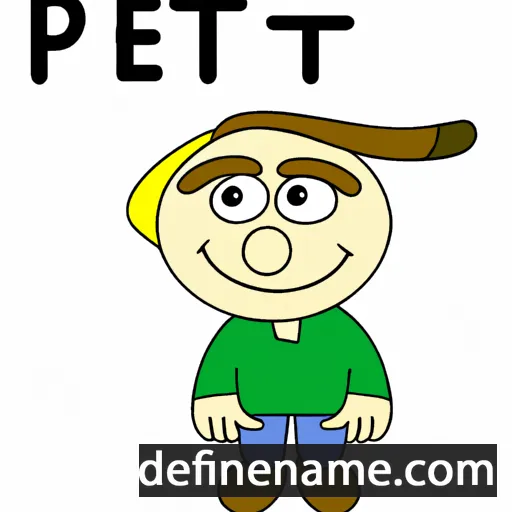 cartoon of the name Peti