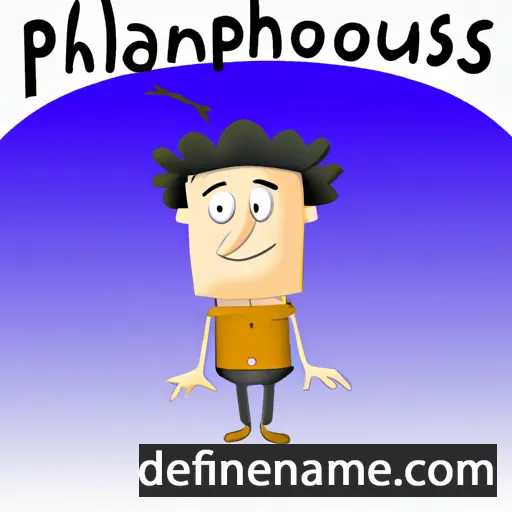 Phanourios cartoon