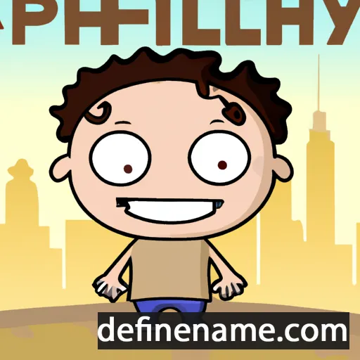 cartoon of the name Philly