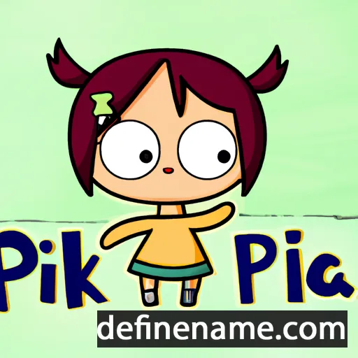 Píkíta cartoon