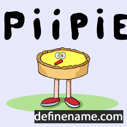 Pie cartoon