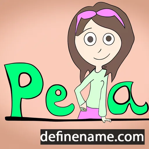 cartoon of the name Piera