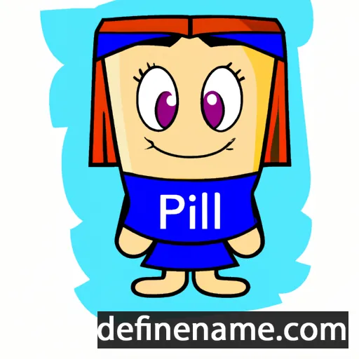 cartoon of the name Pili