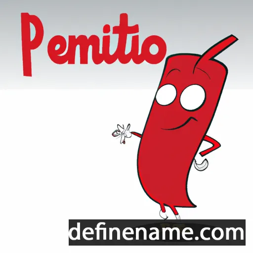 Pimenta cartoon