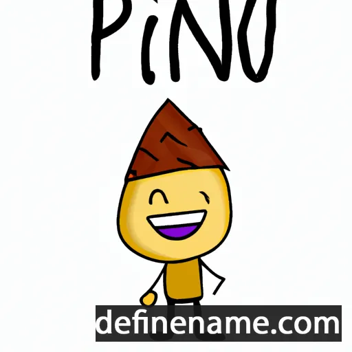 Piñi cartoon