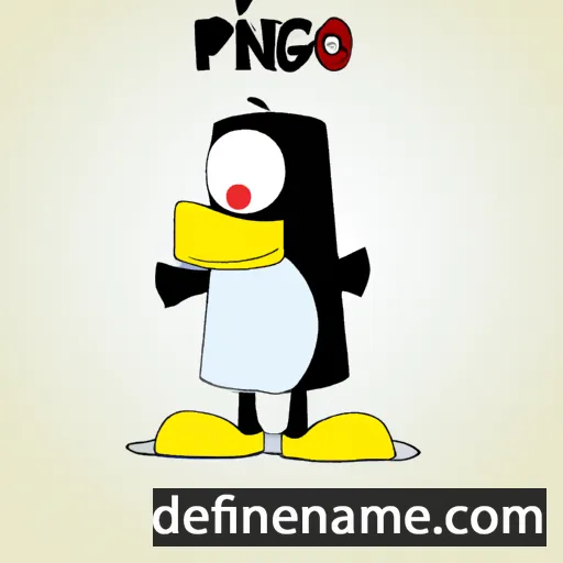 Pingao cartoon