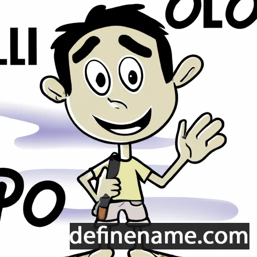 Piolo cartoon