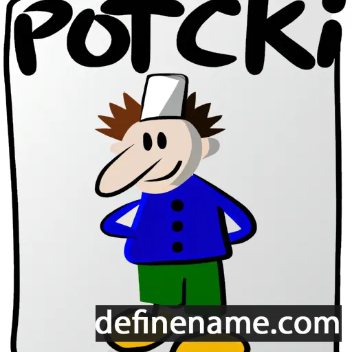 Piotrek cartoon