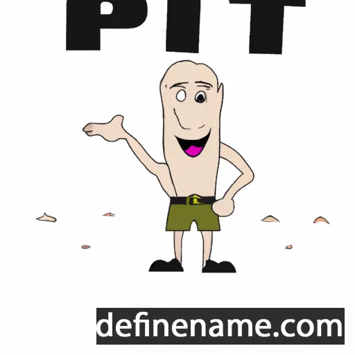 cartoon of the name Pit