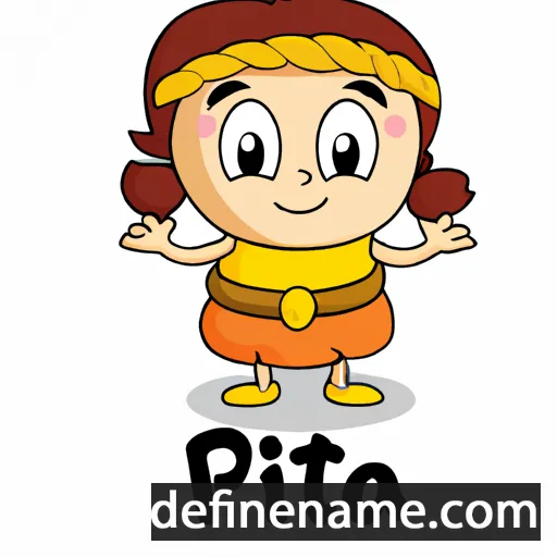 cartoon of the name Pita