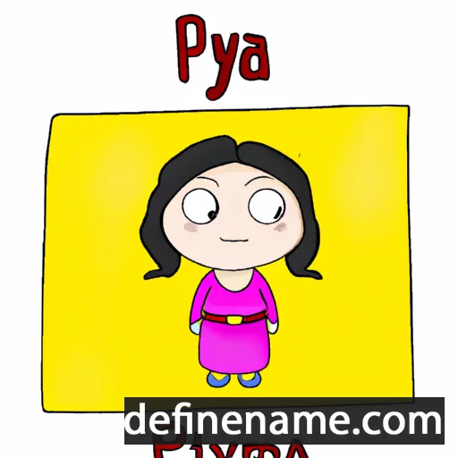 Piya cartoon