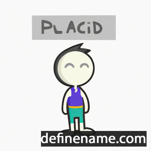 Plàcid cartoon