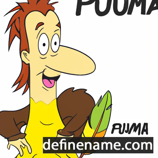 Pluma cartoon