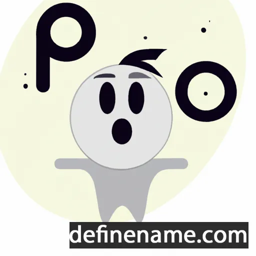 cartoon of the name Po