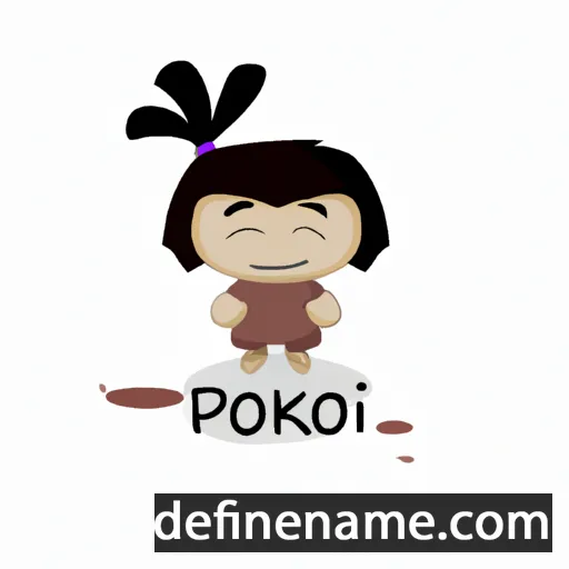 cartoon of the name Poko