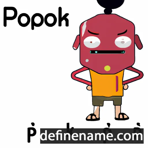 Pokpak cartoon