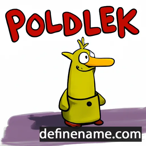 Poldek cartoon