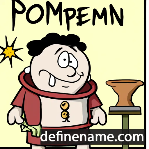 Pompej cartoon