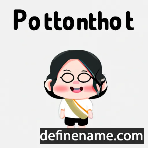 Ponthip cartoon