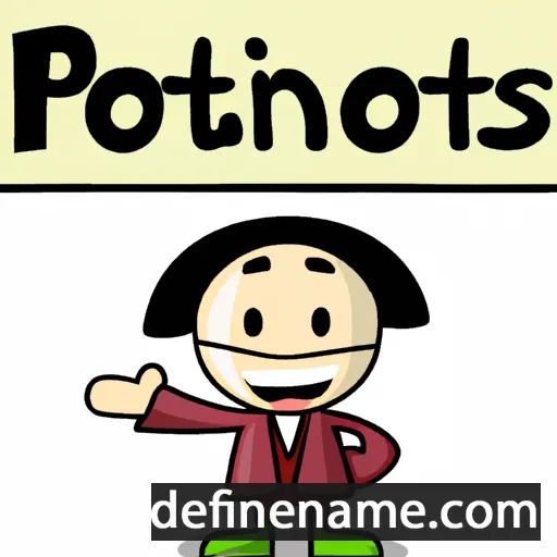 Pontios cartoon