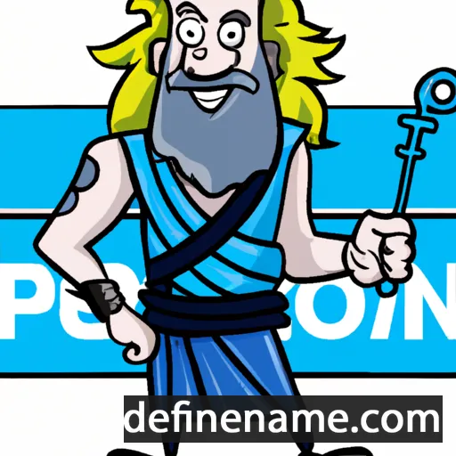 Posidon cartoon