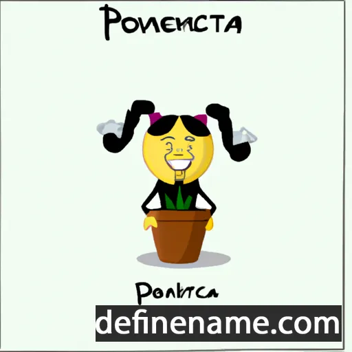 Potenciana cartoon