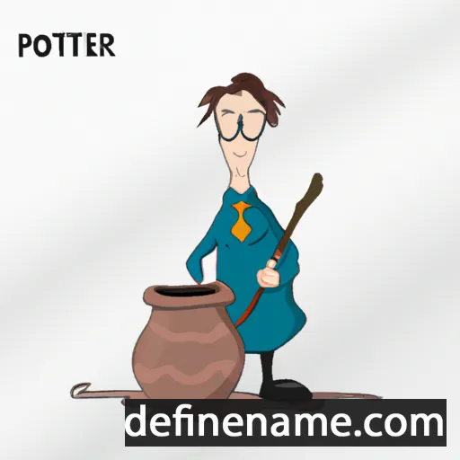 Potter cartoon